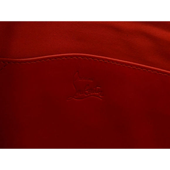 Christian Louboutin Peter Pouch Spike Stud Clutch Bag Black - Picture 3 of 8